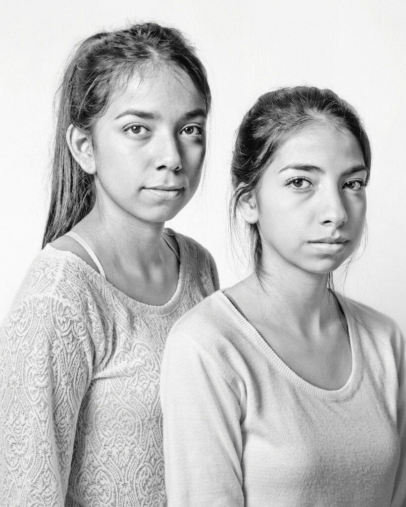 安娜·玛利亚·桑切斯和卡特琳娜·罗梅罗，2014年摄于哥伦比亚波哥大。